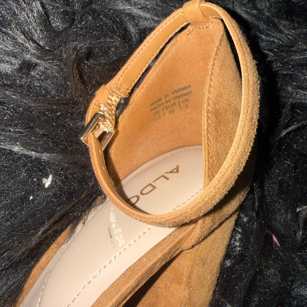 Aldo Women's Nicholes Suede Block Heel Pumps - Picture 10 of 10